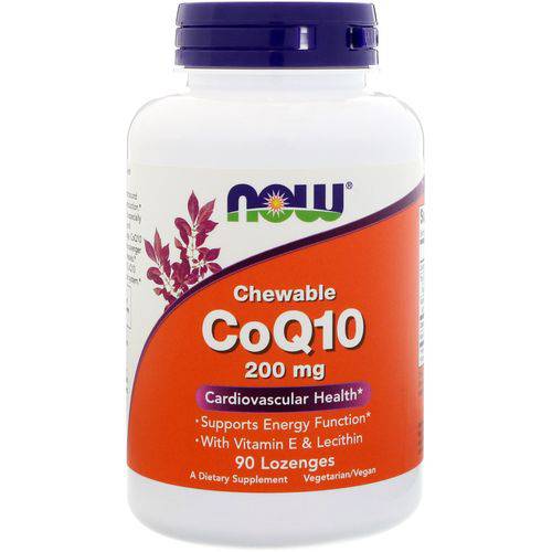 Coq10 200mg (60 Cáspsulas Veganas) Now Foods