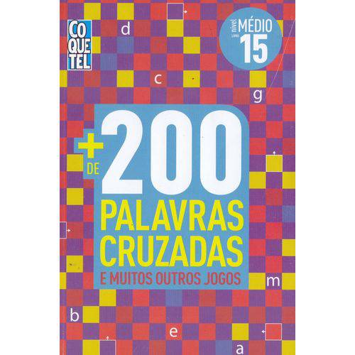 Coquetel - + 200 Palavras Cruzadas - Medio - Lv.15
