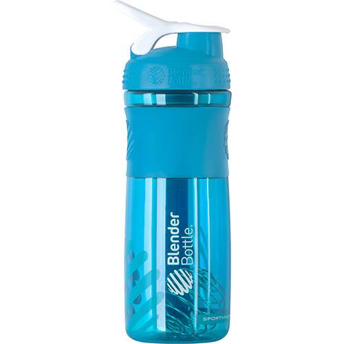 Coqueteleira Blender Bottle Sport Mixer 28oz - 830ml - Azul Aqua