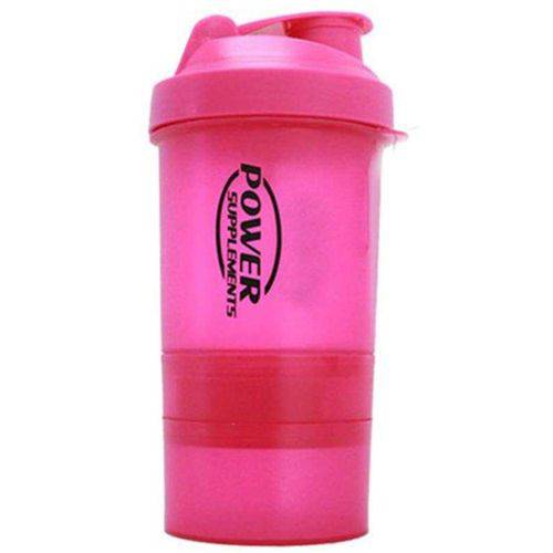 Coqueteleira Power - 400ml - Pink - Power Suppleme
