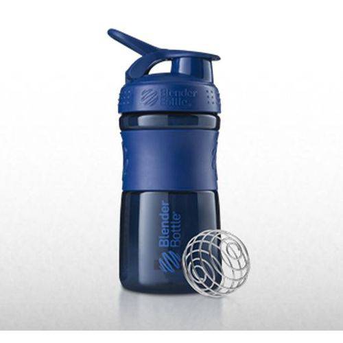 Coqueteleira Sportmixer 500ml Azul Marinho - Blender Bottle