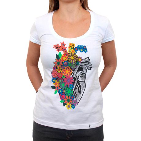 Coração Viciado - Camiseta Clássica Feminina