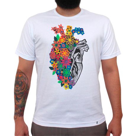 Coração Viciado - Camiseta Clássica Masculina
