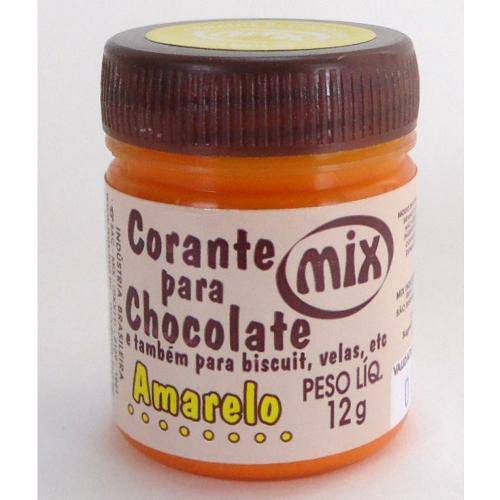 Corante em Pasta para Chocolate Amarelo 12g - Mix
