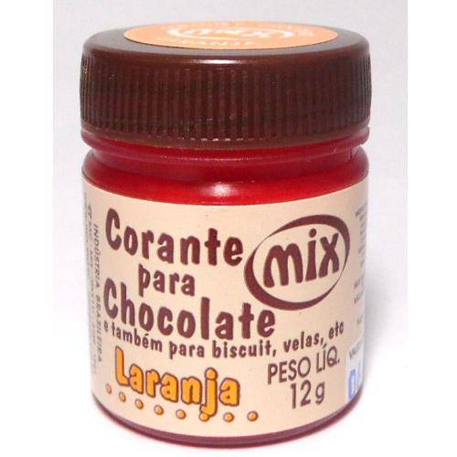 Corante em Pasta para Chocolate Laranja 12g - Mix