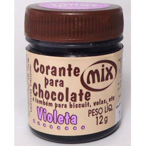 Corante em Pasta para Chocolate Violeta 12g - Mix