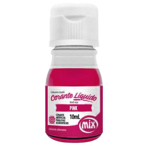 Corante Líquido Pink 10ml - Mix
