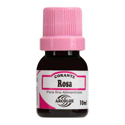 Corante Líquido Rosa 10ml - Arcolor