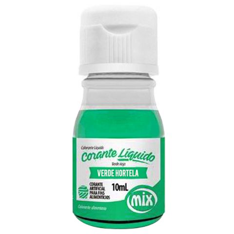 Corante Líquido Verde Hortelã 10ml - Mix