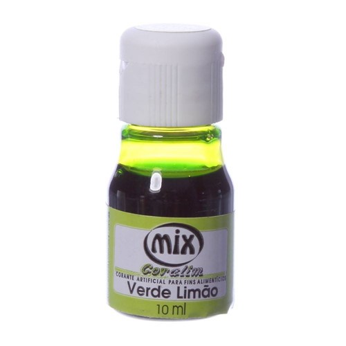Corante Líquido Verde Limão 10ml - Mix