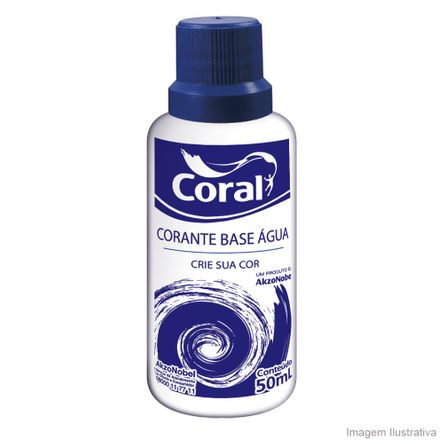 Corante para Tintas Base Água 50 Ml Violeta Coral