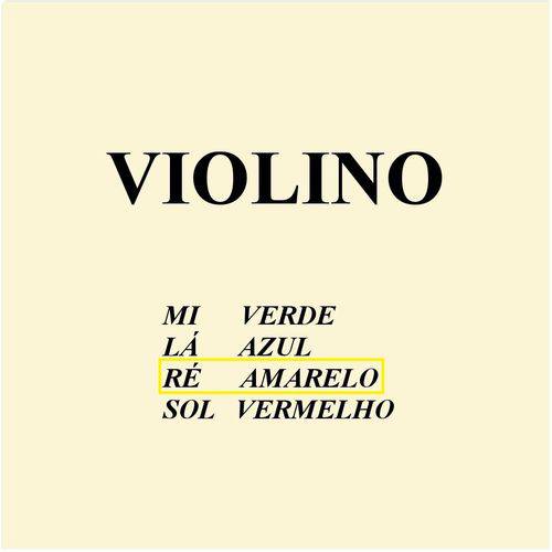 Corda Avulsa 3ª Ré para Violino Mauro Calixto