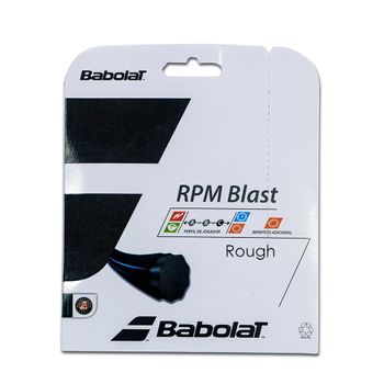 Corda Babolat RPM Blast Rought 125 17 Set Individual Preta