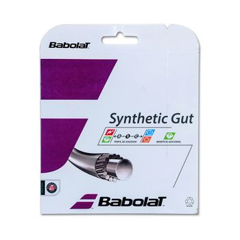 Corda Babolat Synthetic Gut 125 17 Set Individual Branca