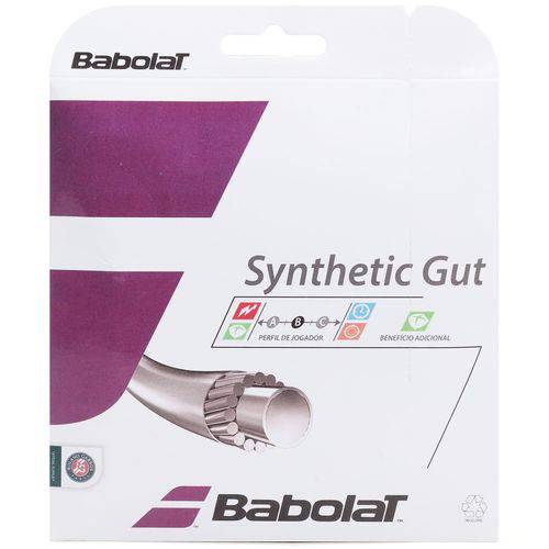 Corda Babolat Synthetic Gut 17l 1.25mm Branca - Set Individual