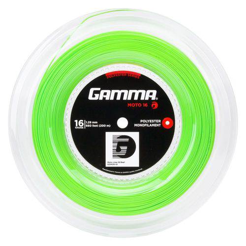 Corda Gamma Moto 16l 1.29mm Verde Limão - Rolo com 200 Metros
