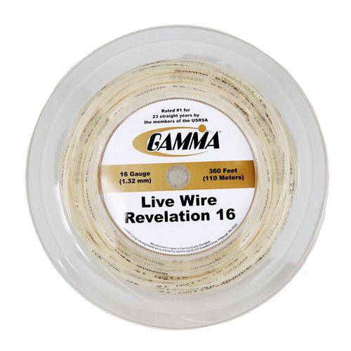Corda Gamma Revelation 16l 1.32mm Natural Rolo com 110 Metros