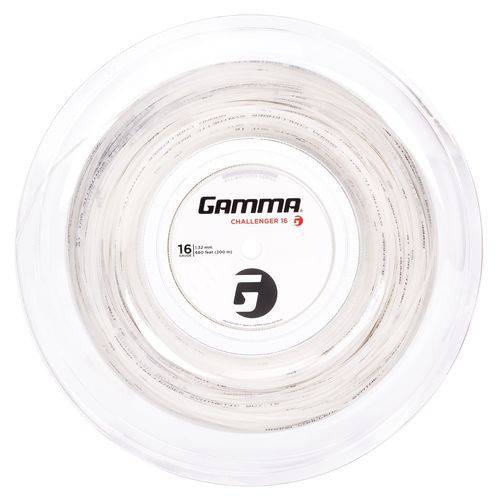 Corda Gamma Synthetic Gut Challenger 16l 1.32mm Branca Rolo com 200 Metros