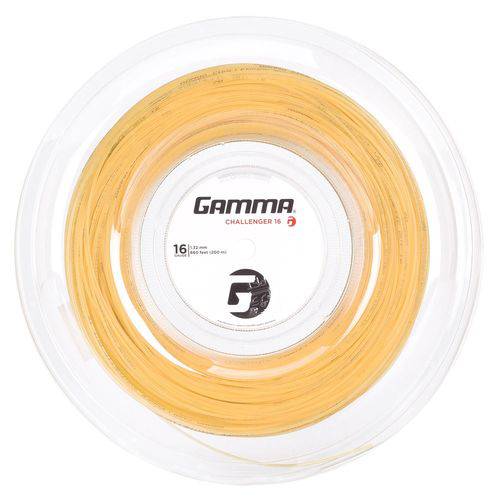 Corda Gamma Synthetic Gut Challenger 16l 1.32mm Ouro - Rolo com 200 Metros