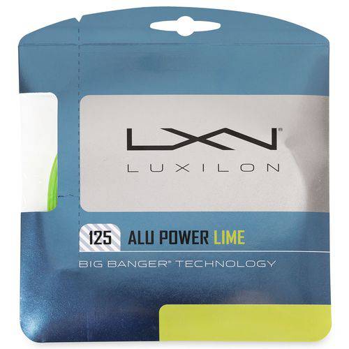 Corda Luxilon Alu Power 16l 1.25mm Verde Limão - Set Individual