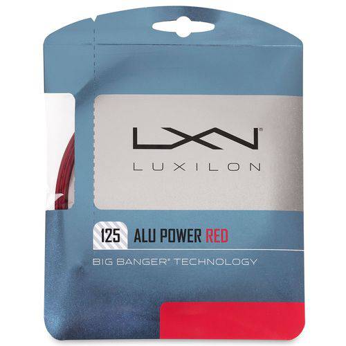 Corda Luxilon Alu Power 16l 1.25mm Vermelha - Set Individual