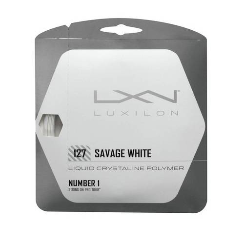 Corda Luxilon Savage White 127 - Set 12,20 Metros
