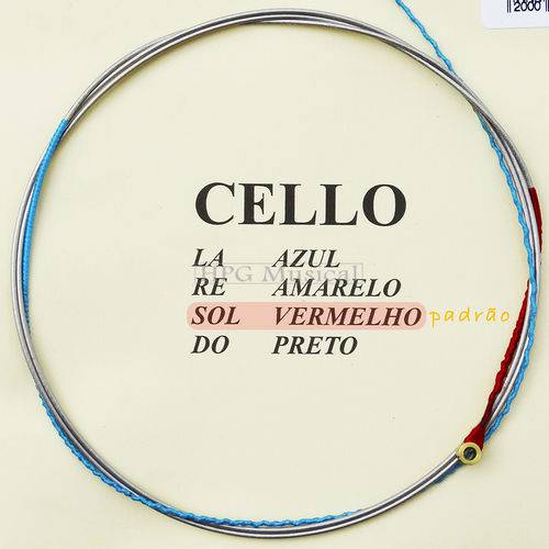 Corda Violoncelo Mauro Calixto Padrão 3ª Sol G Cello 4/4