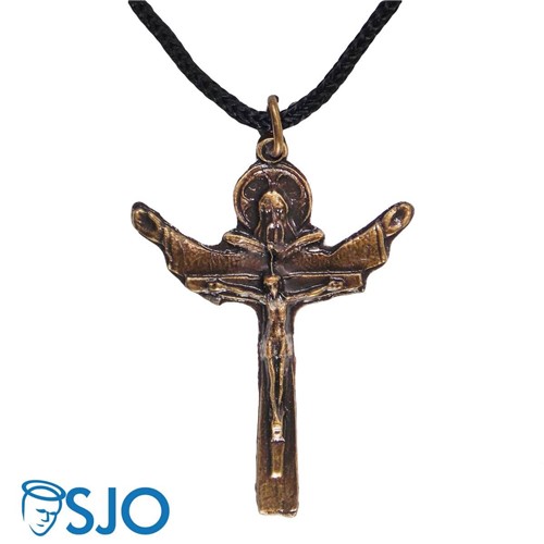 Cordão com Crucifixo de Bronze - Mod. 1 | SJO Artigos Religiosos