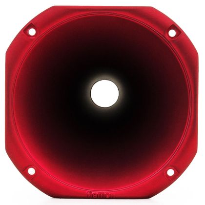 Corneta Redonda Fiamon LC-1425 - Longa - Plástica - Vermelha Fosca