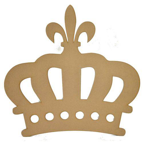 Coroa de Mdf Príncipe e Princesa Realeza 003