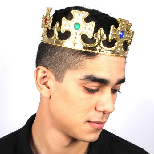 Coroa de Rei Plástica
