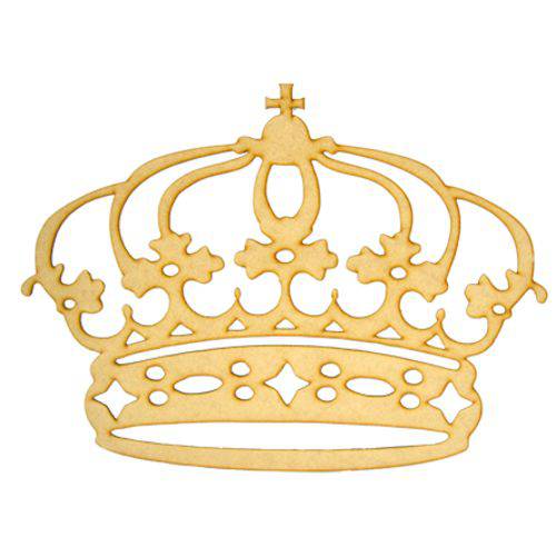 2 Coroas Provençal em Mdf Príncipe e Princesa Realeza