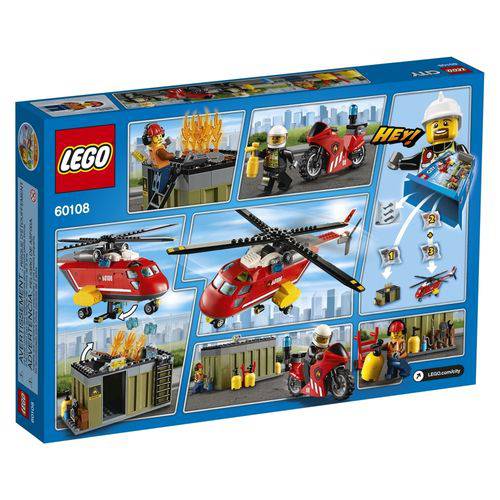 Corpo de Intervenção dos Bombeiros Vermelho e Preto Lego City