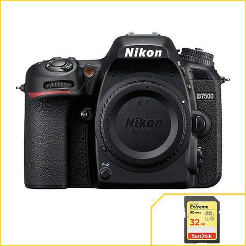 Corpo Nikon D7500 4k 20.9 Mp Wifi