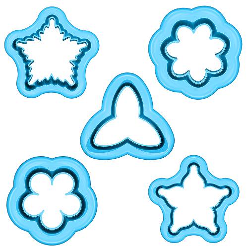 Cortador Flores com 5 Peças - Blue Star