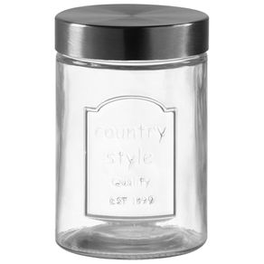 Country Style Pote 1,3 L Incolor/inox