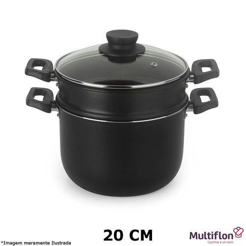 Cozi Vapor / Cuscuzeira Teflon 20 Cm - Multiflon