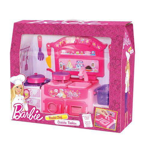 Cozinha Barbie Fashion Lider Brinquedos
