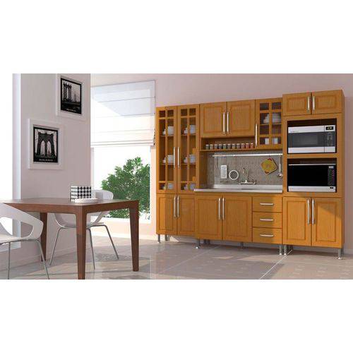 Cozinha Compacta 4 Peças Mônica Indekes com Kit 2 Fornos 6058.102