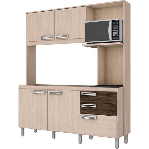 Cozinha Compacta Henn Briz B108-84 Fendi/moka se
