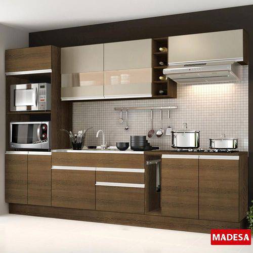 Cozinha Compacta Safira G2015 Rustic - Madesa