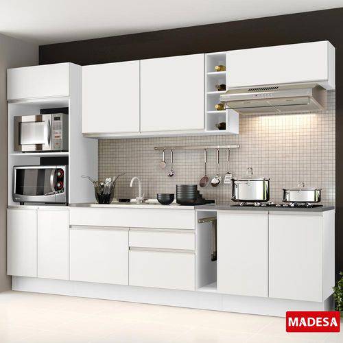Cozinha Compacta Safira G2016 Branco - Madesa