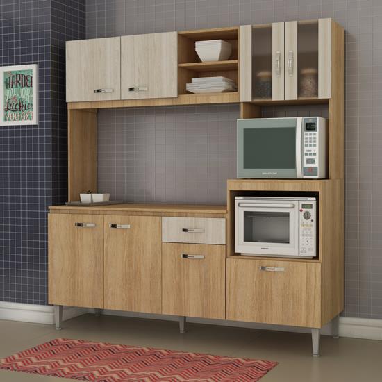Cozinha Compacta Tati com Tampo CC70T - Fellicci Móveis | Elare