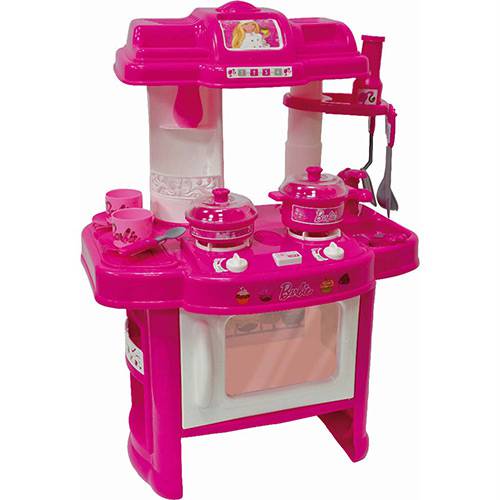 Cozinha Divertida Barbie Rosa - Fun
