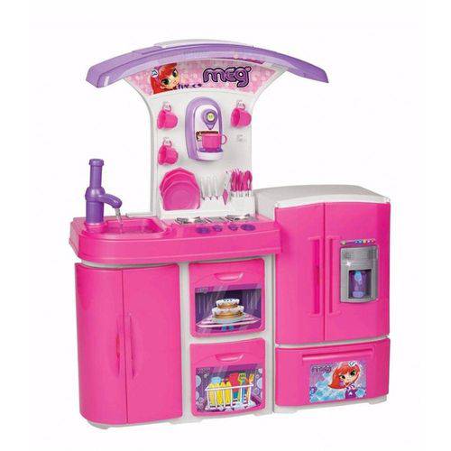 Cozinha Infantil Versátil Super Eletrônica 8031 com Bomba D`agua - Magic Toys