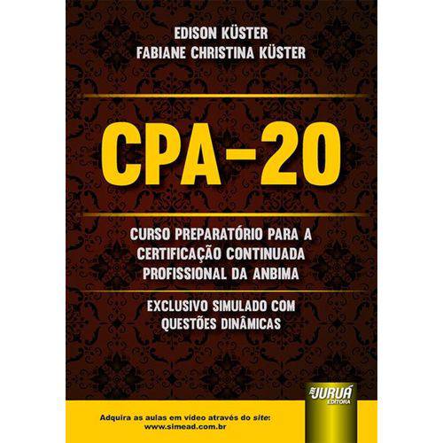 Cpa-20 - Curso Preparatório para a Certificação Continuada Profissional da Anbima