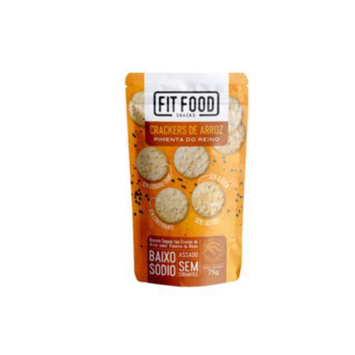 Cracker de Arroz Pimenta do Reino 75g - Fit Food