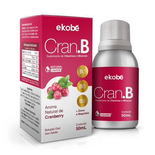 Cran.b Ekobé Trato Urinário Aroma Natural de Cranberry 50 Ml