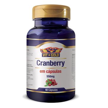 Cranberry 550mg com 60 Cápsulas Vit Gold