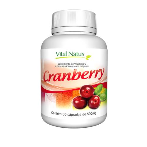 Cranberry - 60 Cápsulas de 500mg - Vital Natus